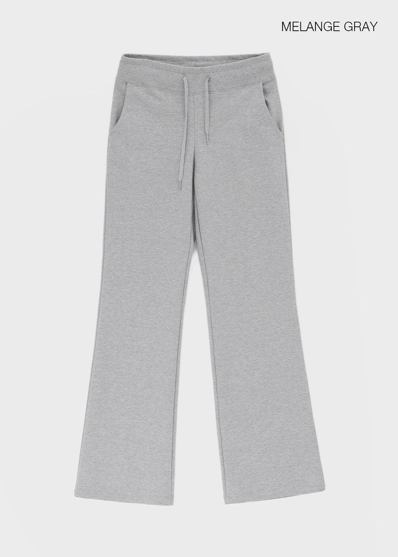 [B-BASIC] Mid-Sweat Low-Waist Bootcut Elastic Pants (2 SIZE)