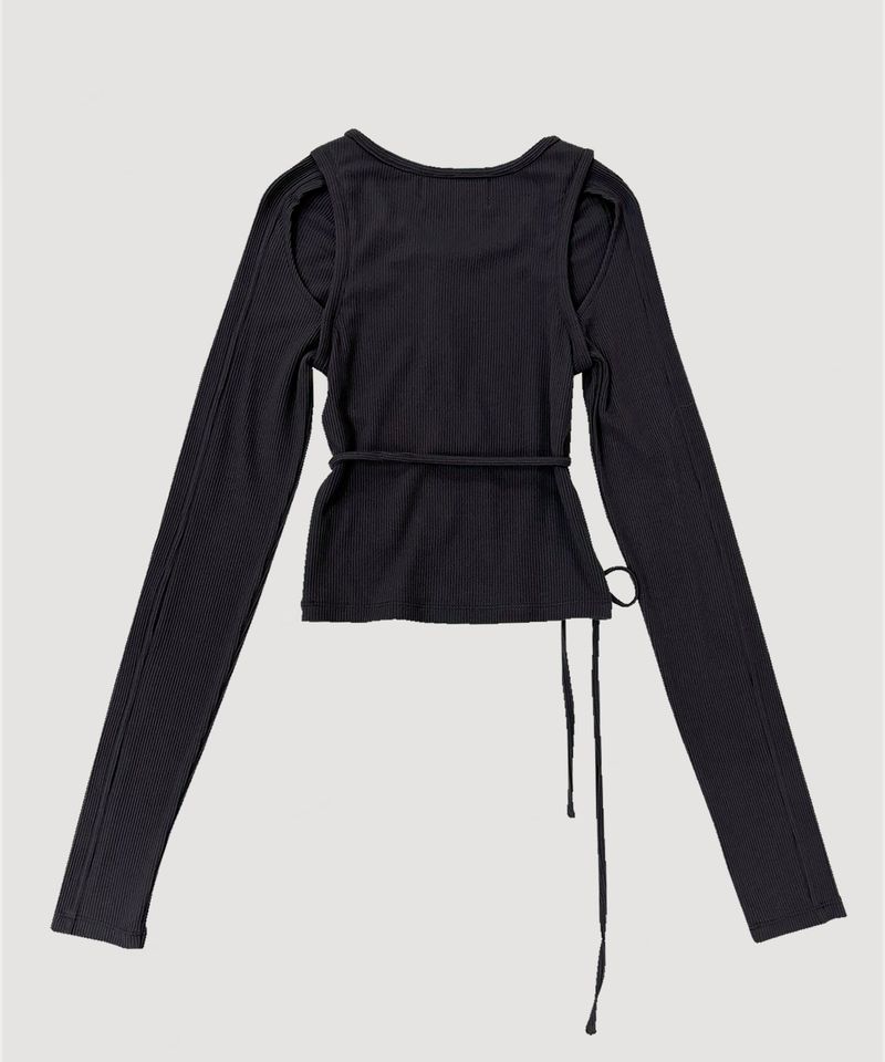 CUT OUT LONG SLEEVE TOP