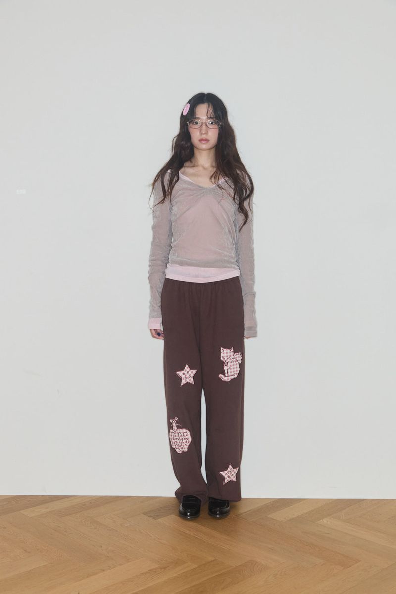 SHERRY RIBBON VELVET TOP (GREY)