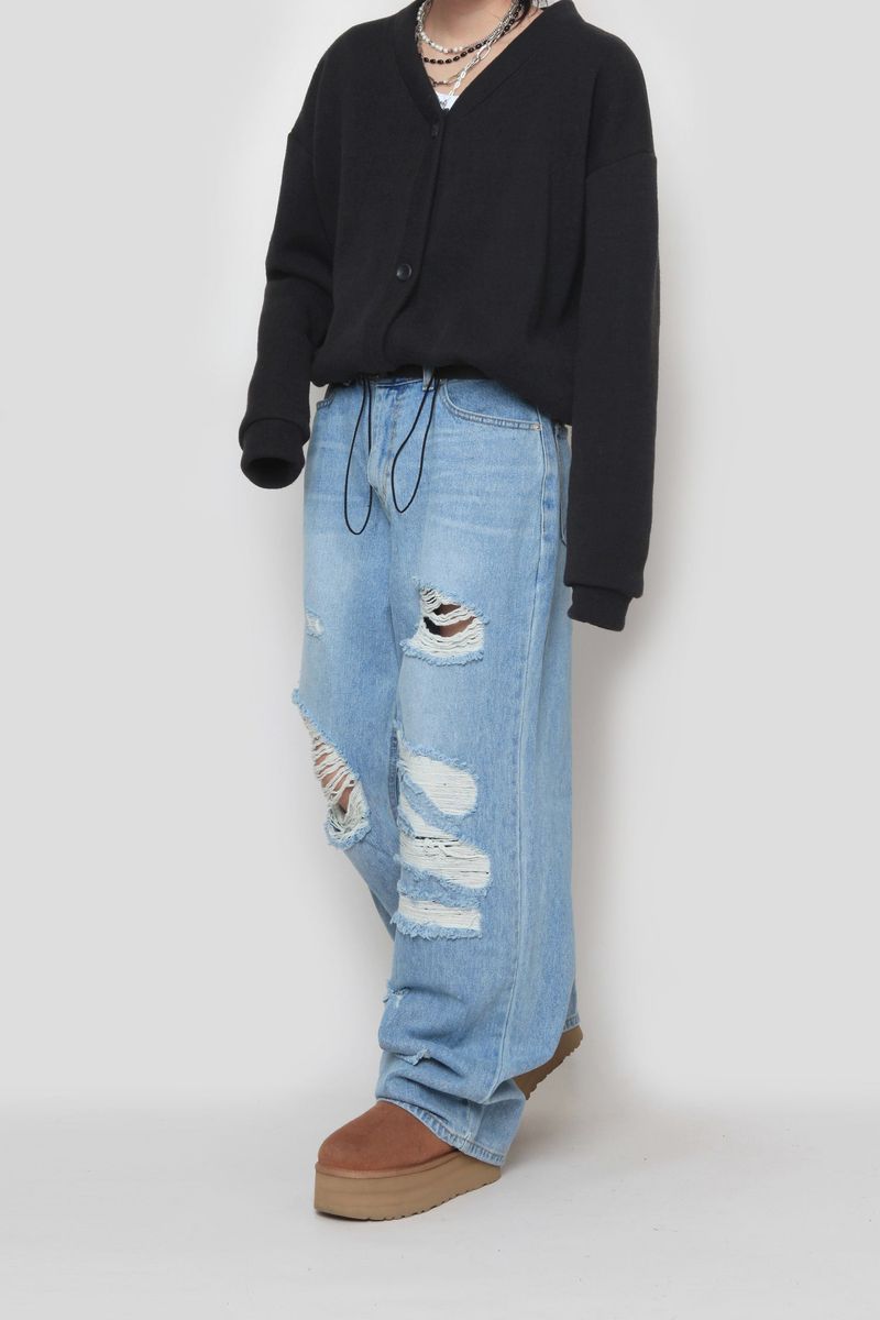 vintage wide denim pants