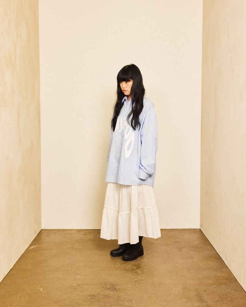 STRIPE SHIRTS (SKYBLUE)