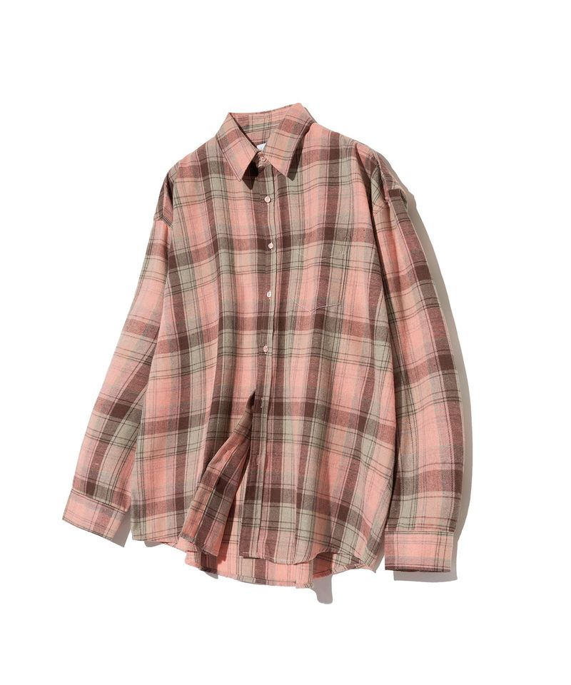 standard error(スタンダードエラー)の「87-STAN082 Vintage Plaid OverFit Pocket Long-Sleeved Check Shirt(Tops)」