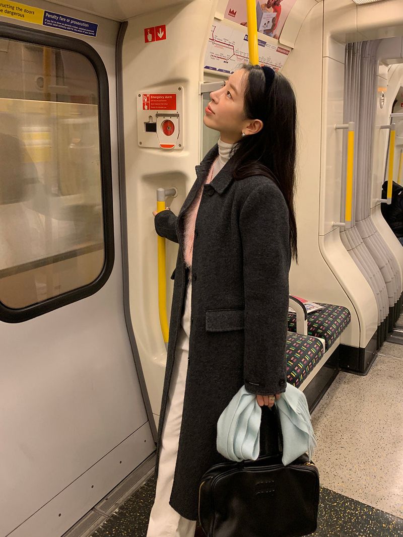 [MADE] Elton Stitch Wool Handmade Long Coat