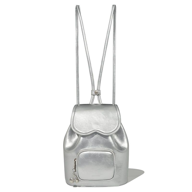 POCKET SIGNATURE BACKPACK [SILVER]