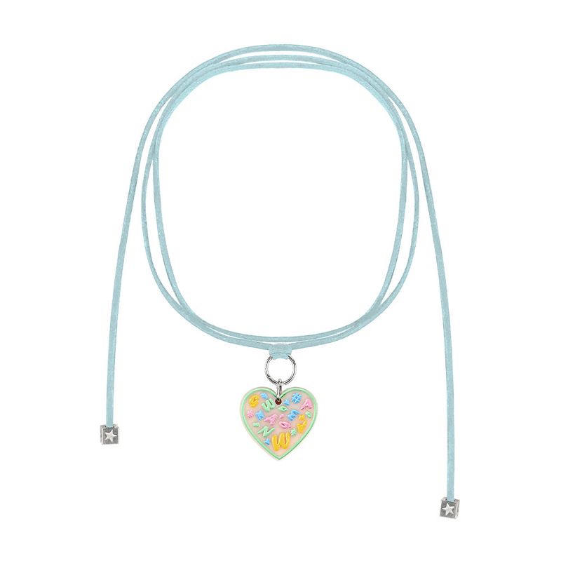 Heart Sprinkle Star Choker String Necklace