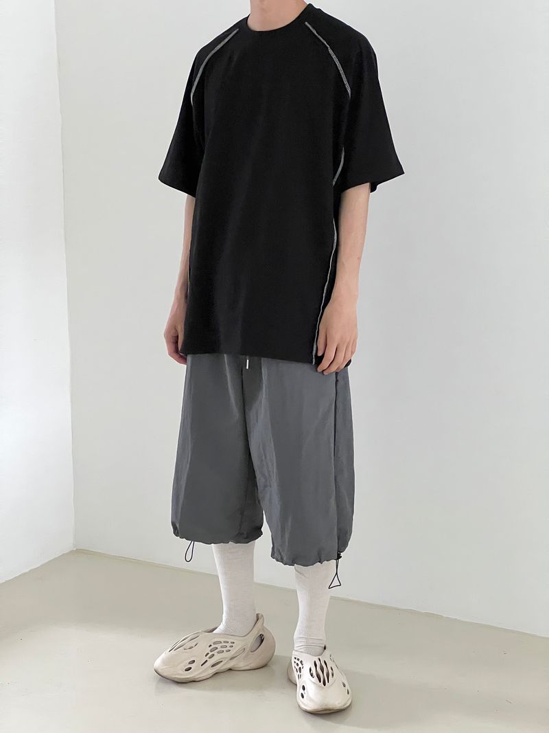 Capri wide string pants