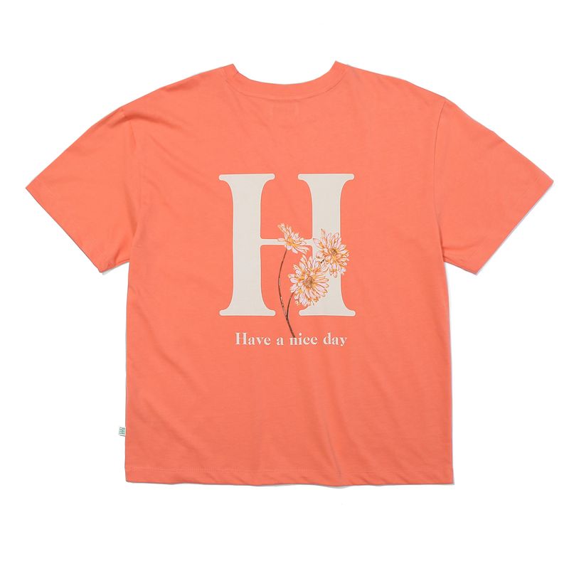 FLOWER GRAPHIC WASHED T-SHIRT