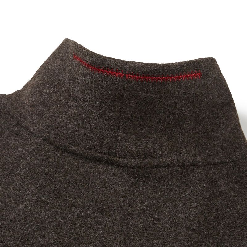Bean wool pullover / Brown