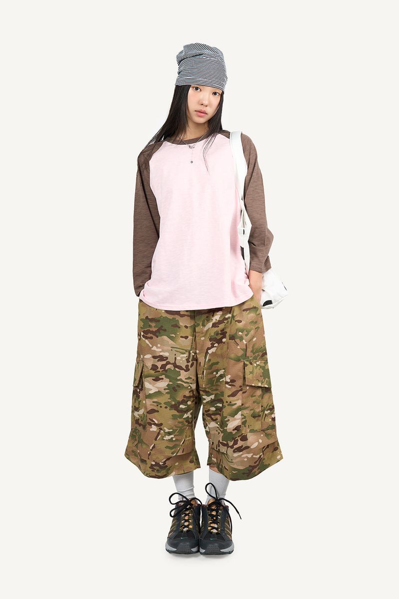 Multicamo Ripstop Bermuda Pants