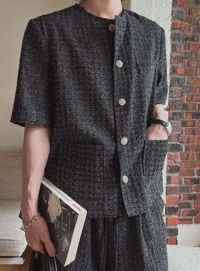Lione Tweed Half Jacket