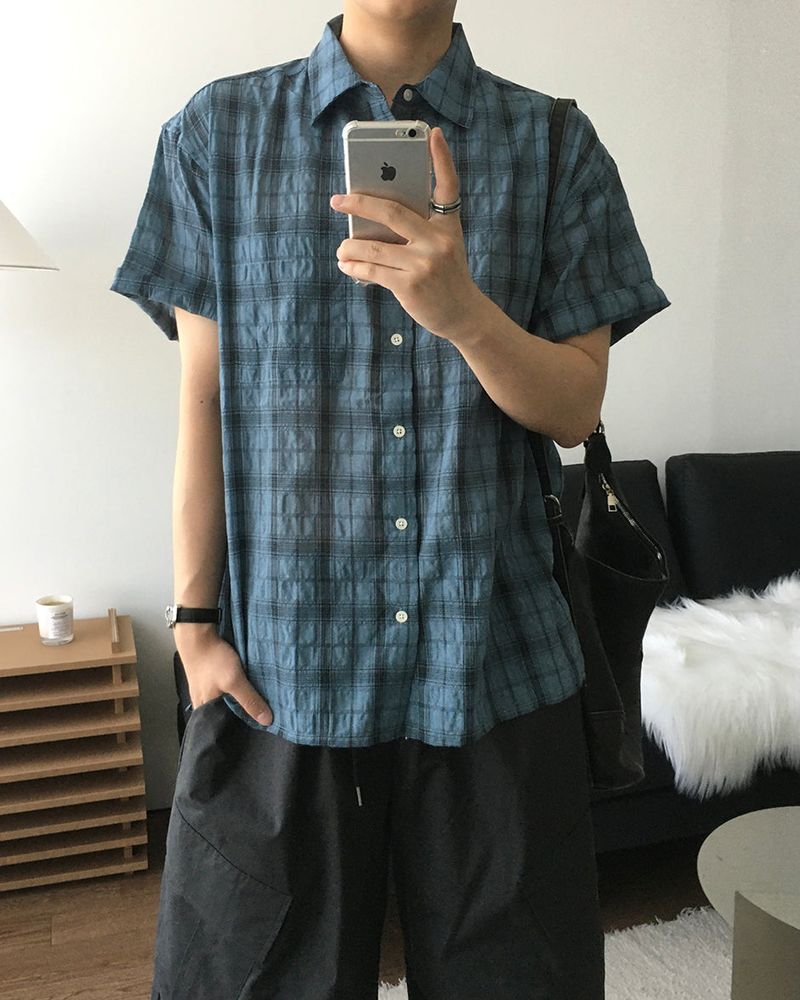 IDF（アイディーエフ）の「Mute Check Short Sleeve Shirt（Tops）」