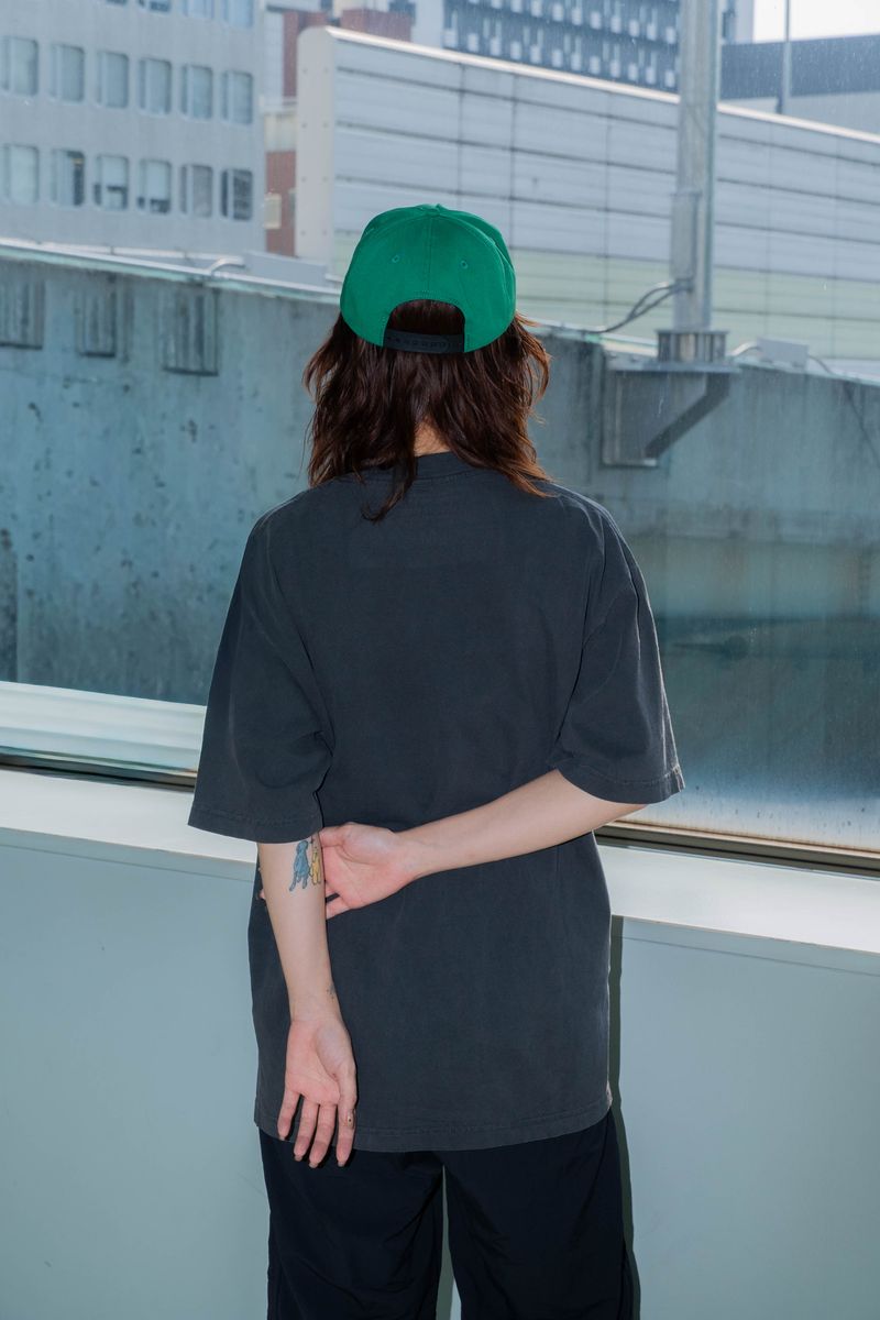 KELLY GREEN WAVY LOGO V2 CAP