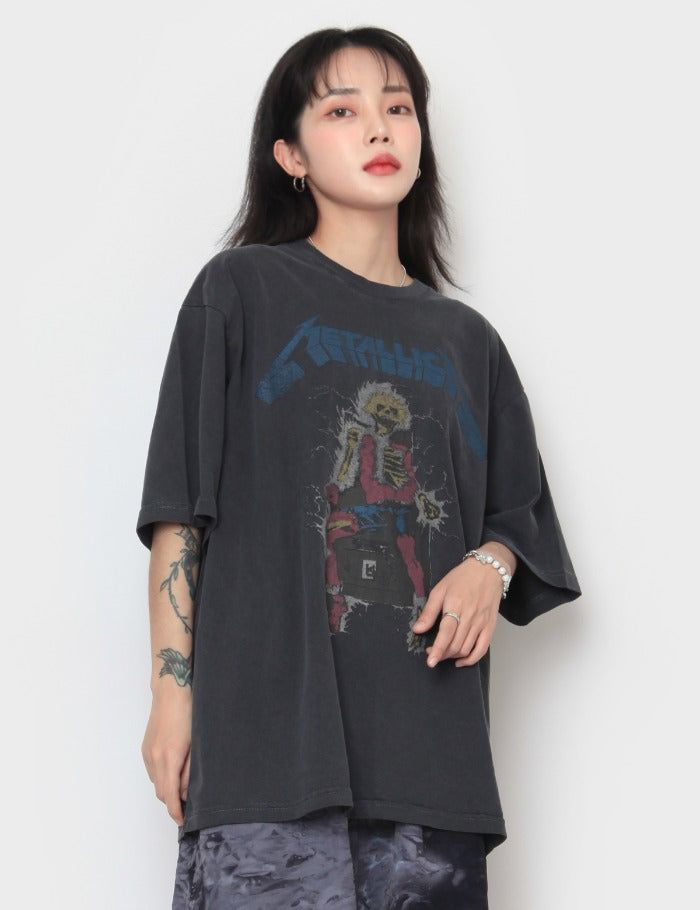 nutellike(ヌテールライク)の「Metallica Shock Short Sleeve T(Tops)」