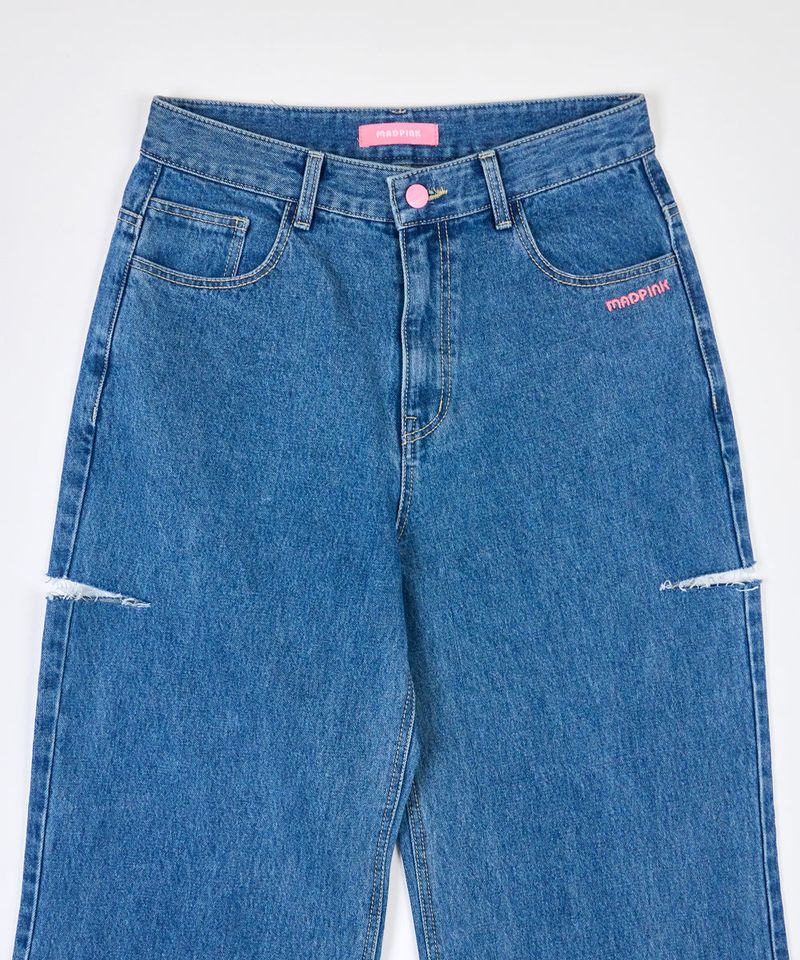 MP HALF CUTTING DENIM PANTS