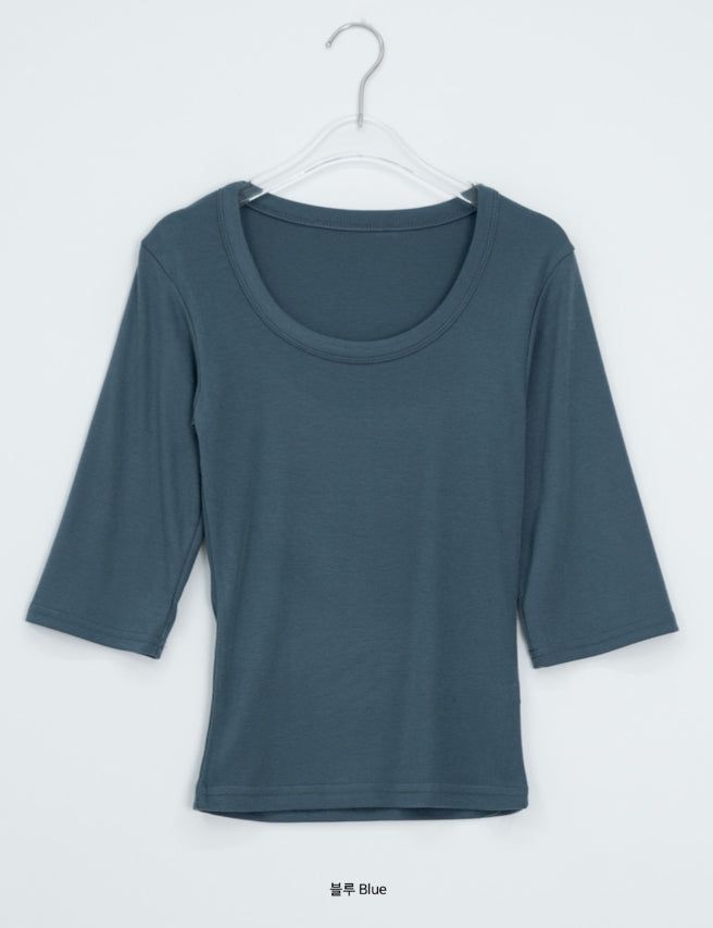 Shady Basic Round Three Quarter Tee