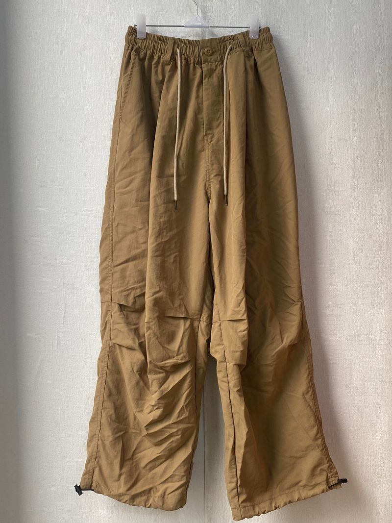 Nylon Basic Balloon Pants 3C