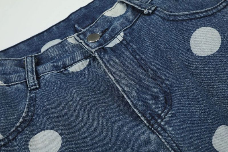 Big Dot Barrel Denim Jeans
