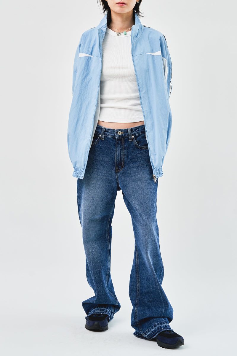 Layer Nylon Track Jacket (3color)