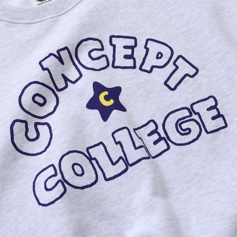 Handlogo sweatshirt / Ash gray [Unisex]