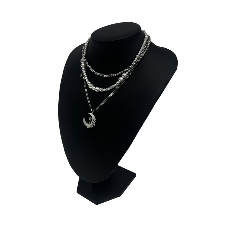 Mercury moon 3layered Necklace