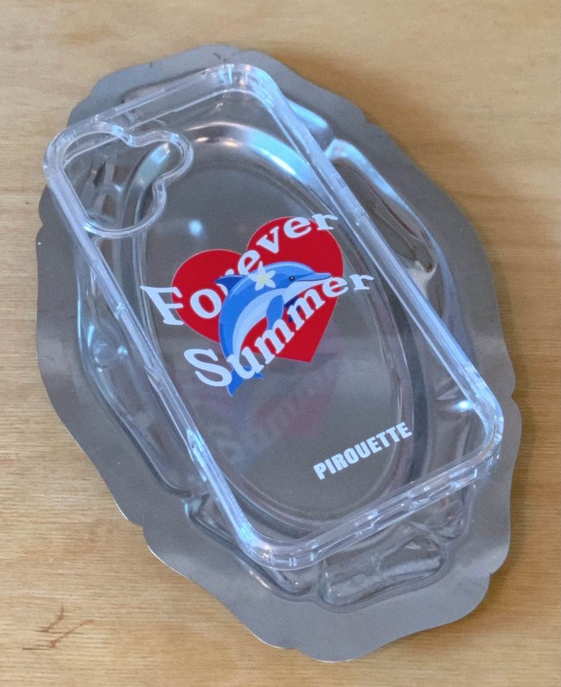 Forever Summer Clear Gel Hard Case (WHITE)