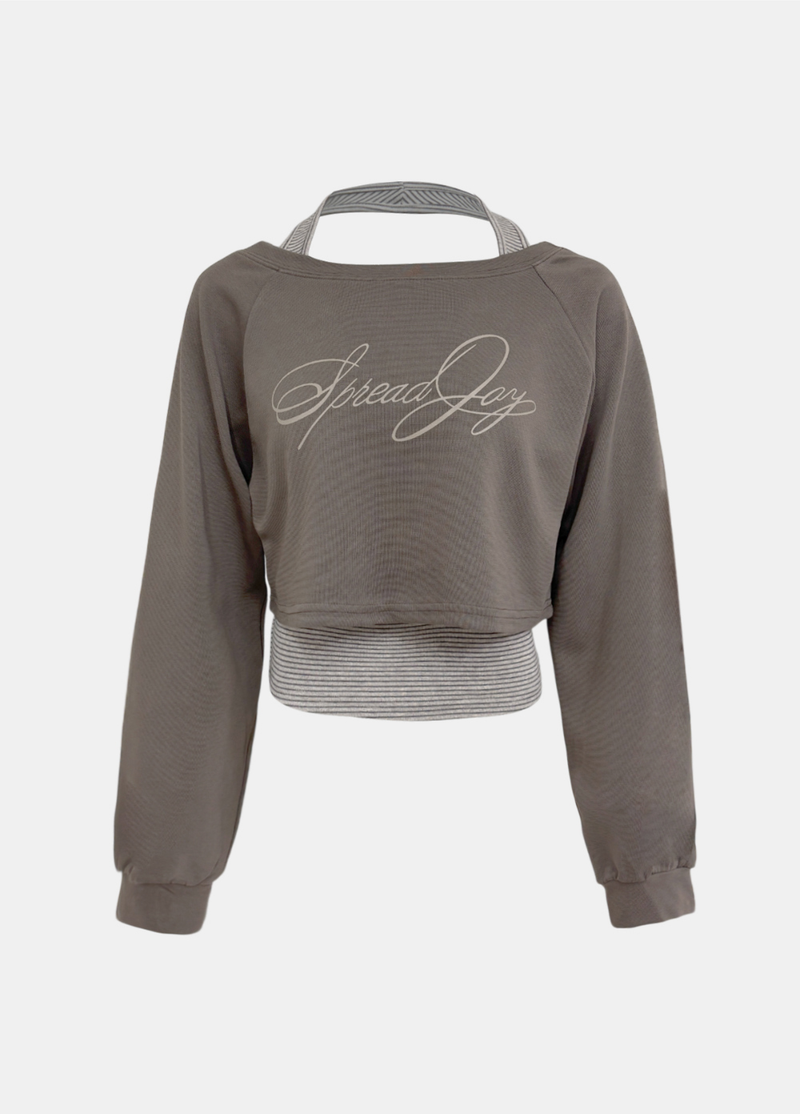 Spread Joy Layered Sweatshirt
