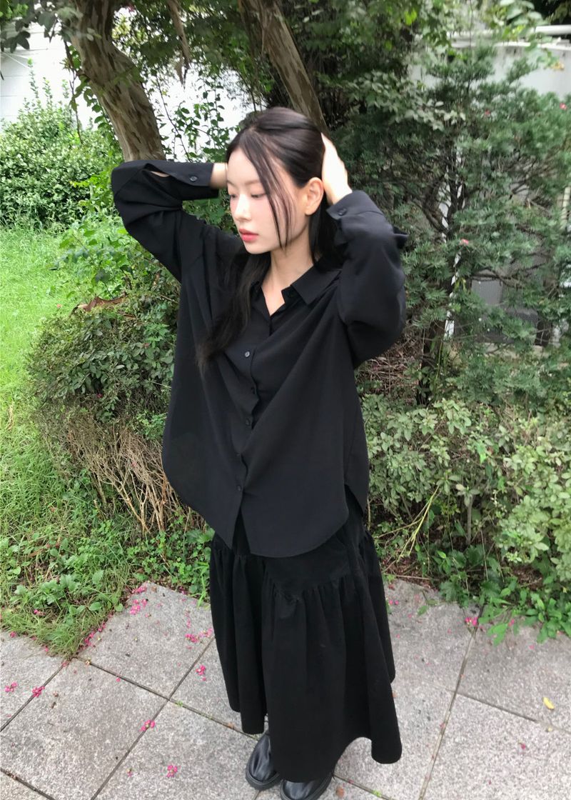 SHEER RELAXED SHIRT