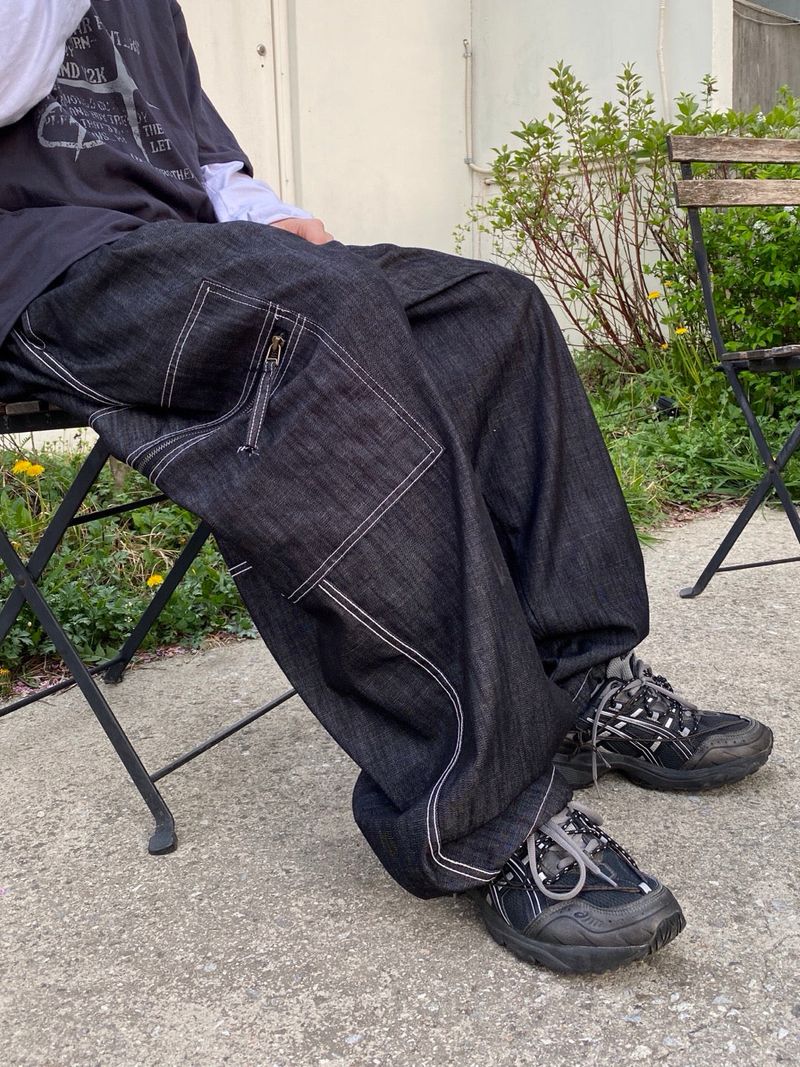 Stitch One Cargo Balloon Pants 1C