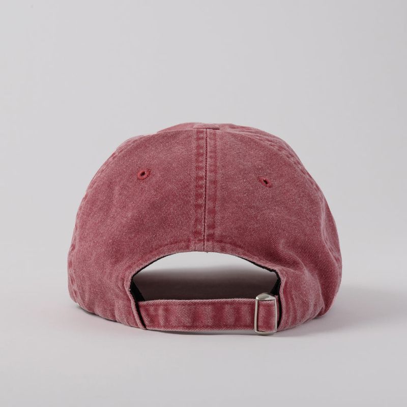 FFOUND SUNFADED WASHED VINTAGE BALL CAP / DYED RED