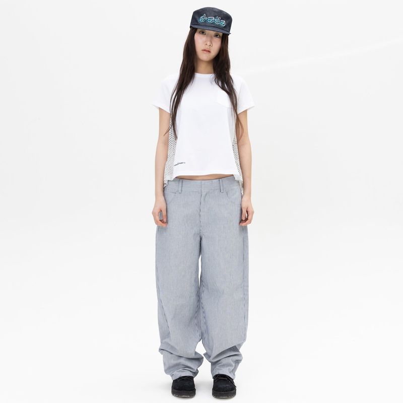 Heart Logo Mix Tee - White