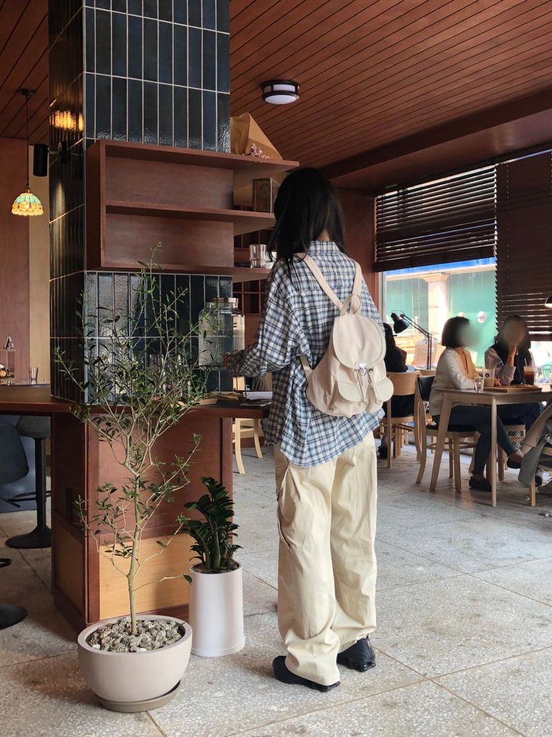 Two-Pocket Nylon Backpack