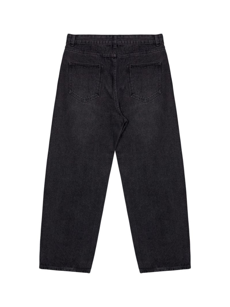 Ease Wide Two-Tuck Denim Pants