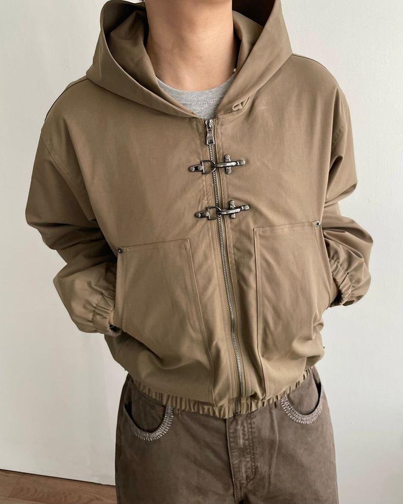 Hachi Buckle Hood Jumper