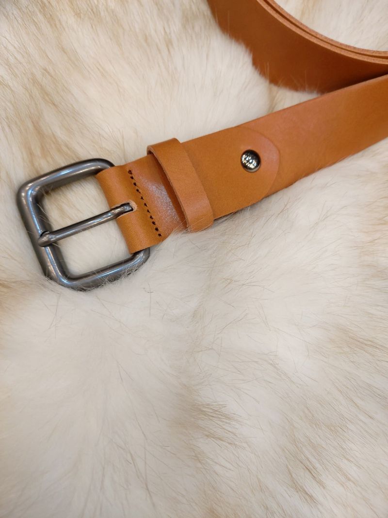 LMN Laurent Metal Cowhide Belt (4 colors)