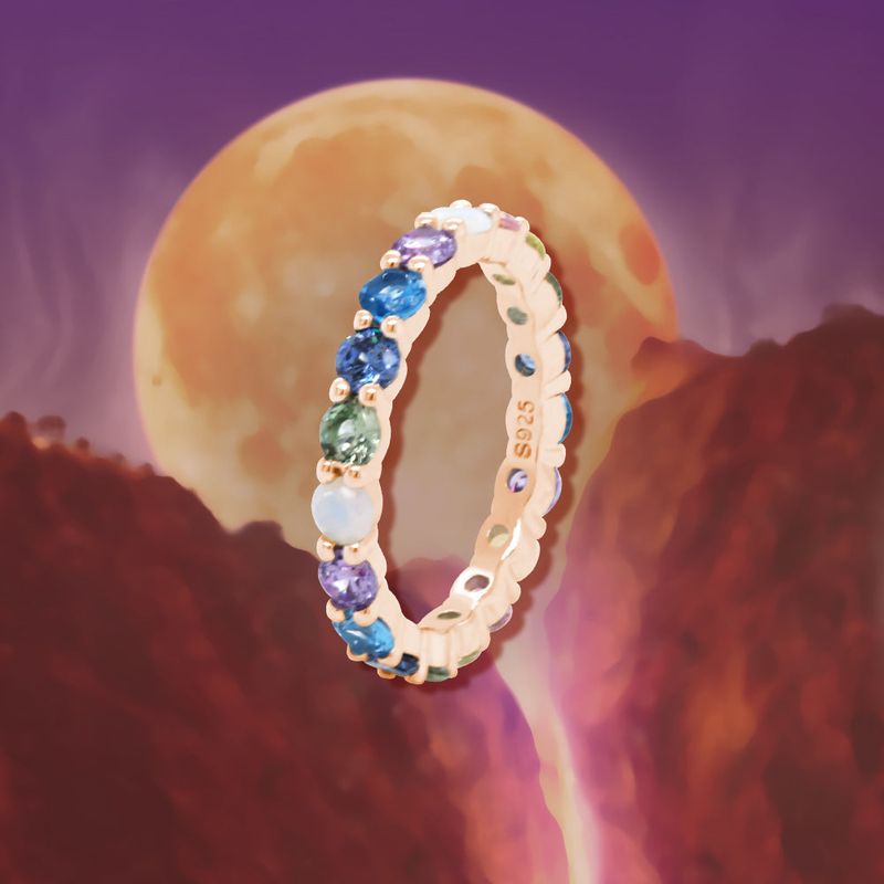 [S925] Selene Ring (rosegold)