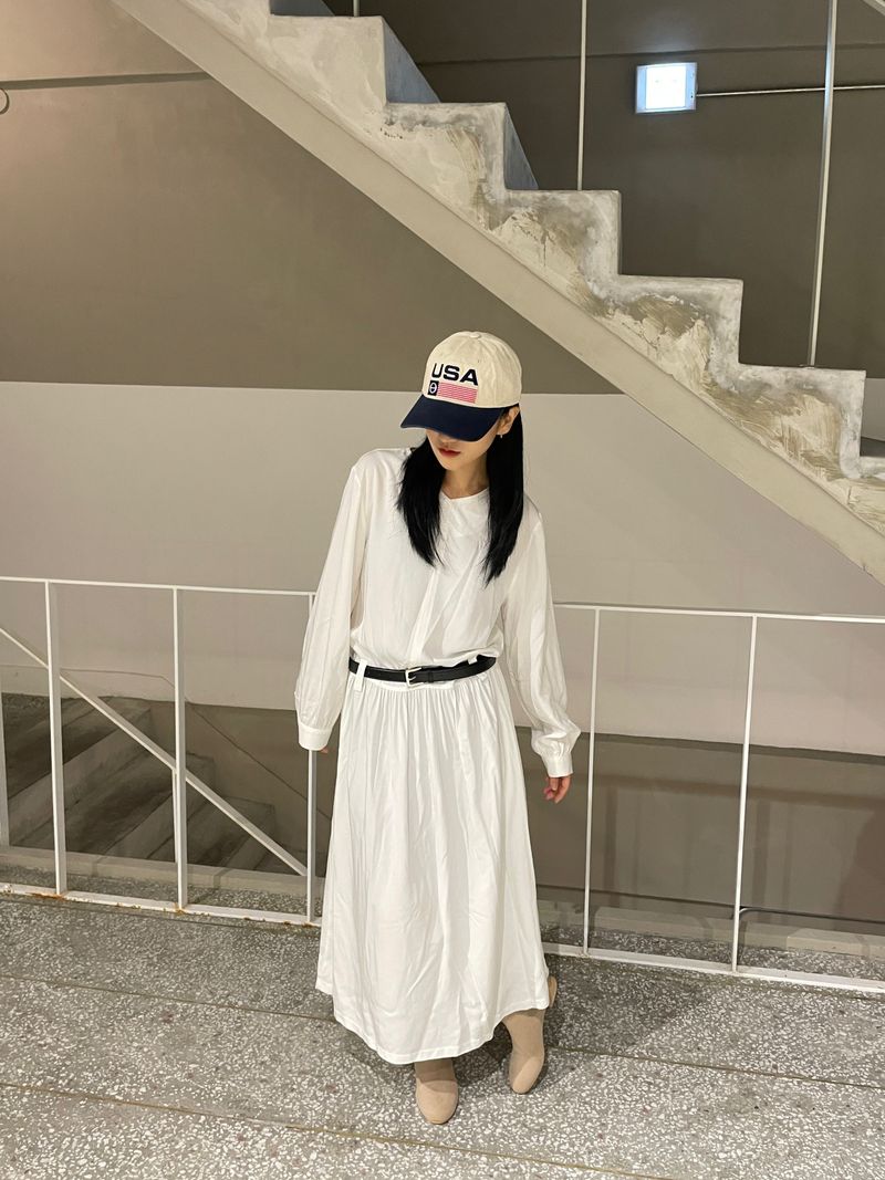 Heidi belted cream ops