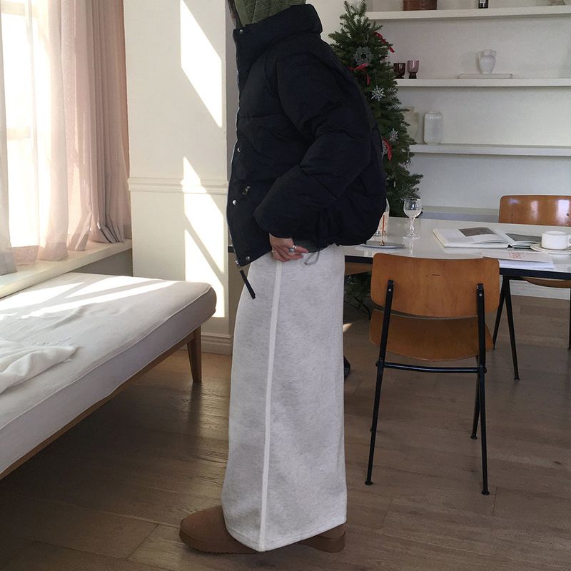 WONDER WONDER（ワンダーワンダー）の「[Napping Lining] ルヘーアンゴララインスウェットマキシロングスカート（スカート）」