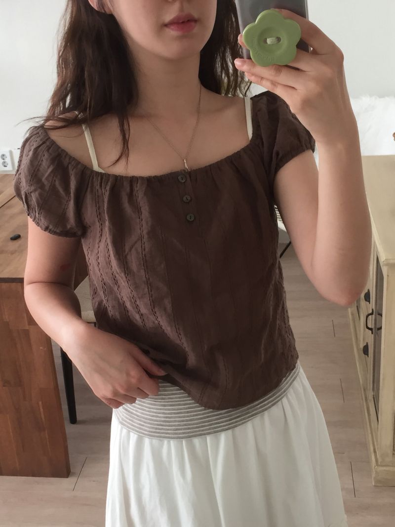 ricotta blouse (3color)