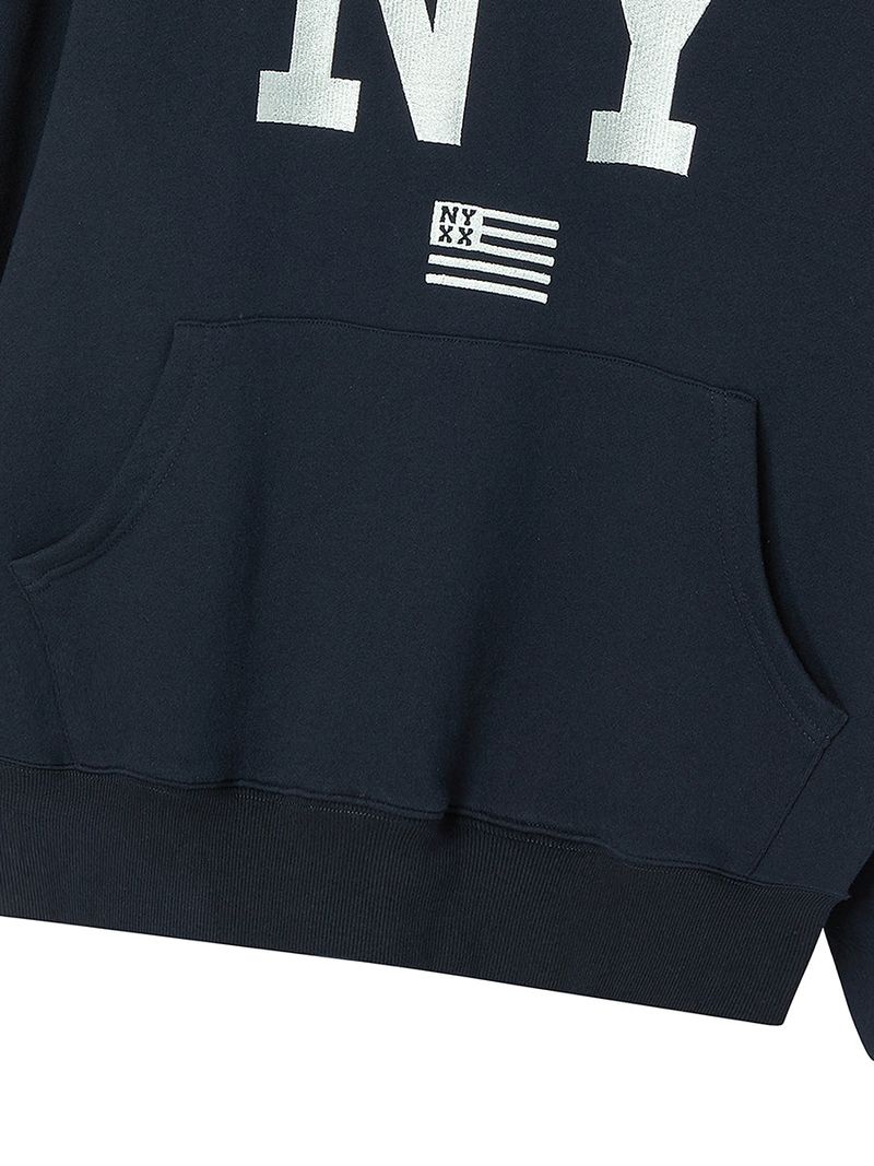 NY FLAG HOODIE NAVY