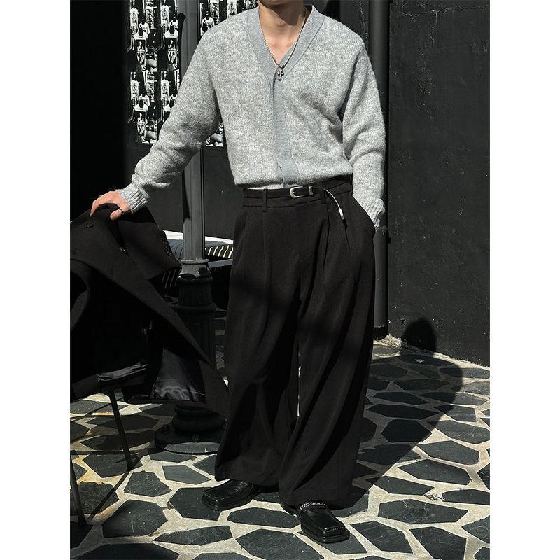 [F/W] Minimal line wool cardigan(3color)