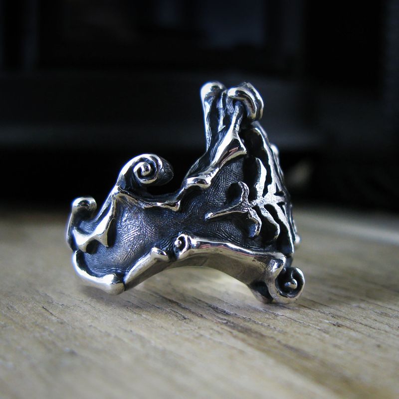 Z-Grimoire silver ring