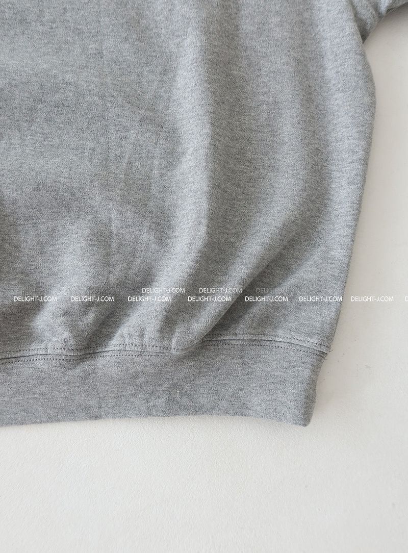 Buckle backless off-shoulder sweatshirt