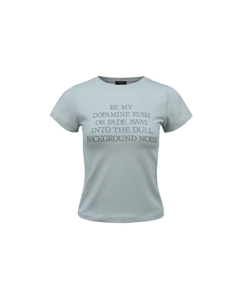 DOPAMINE Slim Fit T-Shirt Gray