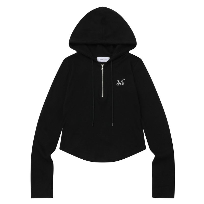 MUCENT(ムセント)の「LEVEN WAFFLE KNIT HALF ZIP UP (2Color)(Tops)」