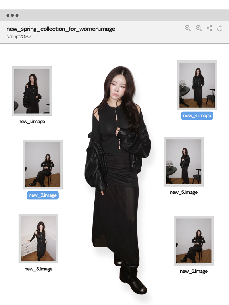 cocktail chiffon see-through long skirt