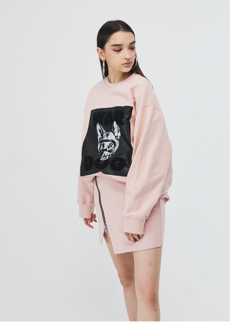 Zip Up Mini Skirt