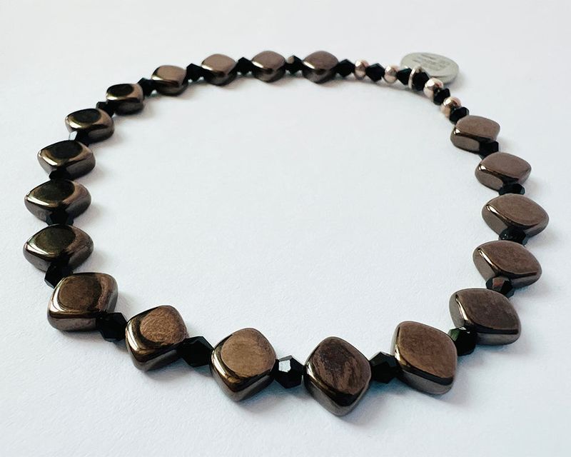 GEM STONE HEMATITE BRACELET