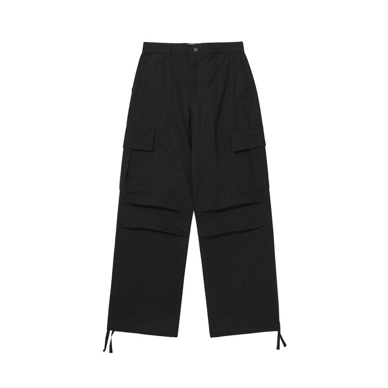 STRING CARGO PANTS [BLACK]