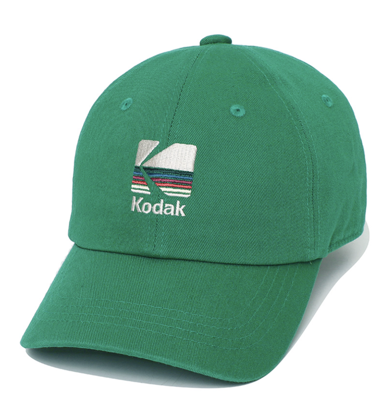 KODAK(コダック)の「RAINBOW EMBROIDERY BALL CAP【GREEN】(Hats)」