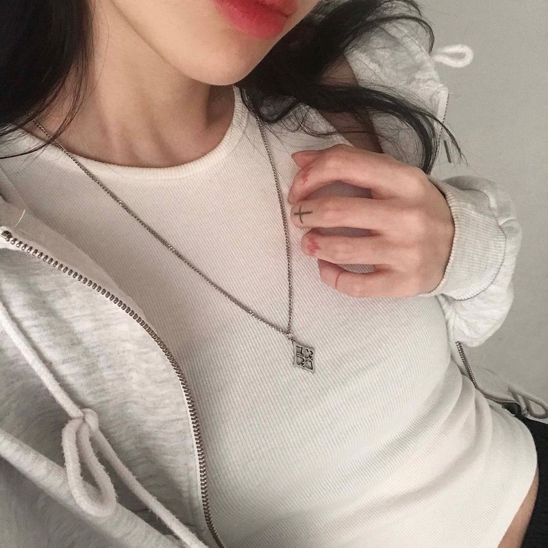 card necklace